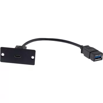 Kramer Electronics WU-CA(B) USB-C läpivientiosa, musta 80-00026499