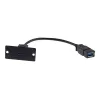 Kramer Electronics WU-CA(B) USB-C läpivientiosa, musta 80-00026499