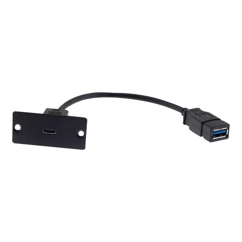 Kramer Electronics WU-CA(B) USB-C läpivientiosa, musta 80-00026499
