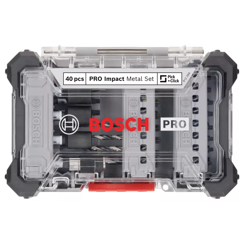 Bosch PRO Impact ruuvauskärki- ja metalliporanteräsarja 40-osainen (2608521U86)