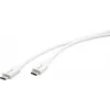 Kramer Electronics C-USB/CB-6 USB 2.0 -kaapeli, USB-C -uros USB-B -uros, 1,8 m, valkoinen 96-02357106