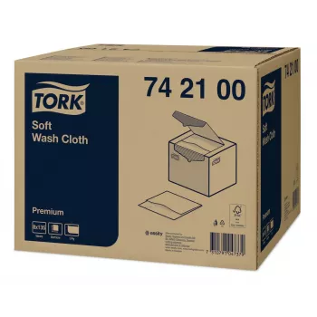 Tork Premium Soft pesulappu 1-kerros valkoinen, 1080 kpl (742100)