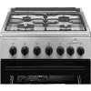 Electrolux LKK560010X 600 Series vapaasti seisova kaasuliesi sähköuunilla, musta, 50 cm