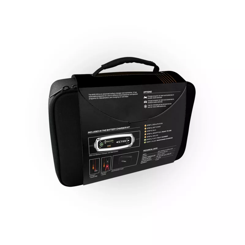 CTEK MXS 3.8 Power Kit 40-765 automaattinen 12V 3.8A IP65 ajoneuvon akkulaturi