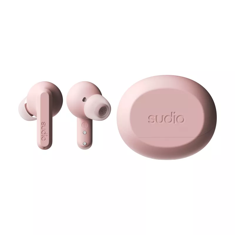 Sudio A3 Pro True Wireless Bluetooth-kuulokkeet aktiivisella melunvaimennuksella, pinkki A1PROPNK