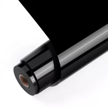 LOKLiK Basic lämmönsiirtovinyyli rulla 12 m - musta - 30,5 cm x 12 m (SG-HTV-0321-US-L-B2B)