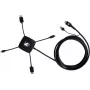 Kramer K-SPIDER moniformaatti esityssovitinkaapeli - HDMI/DisplayPort/Mini DisplayPort/USB-C HDMI/USB - 3,05 m - 4K aktiivinen 91-00015599