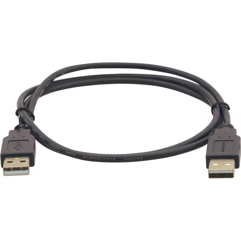 Kramer Electronics 4,6m USB 2.0 A-uros A-urokseen kaapeli, musta (96-0212015)