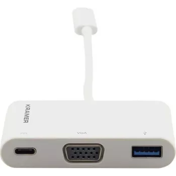 Kramer ADC-U31C/M1 USB-C - VGA-sovitin valkoinen 99-97210003