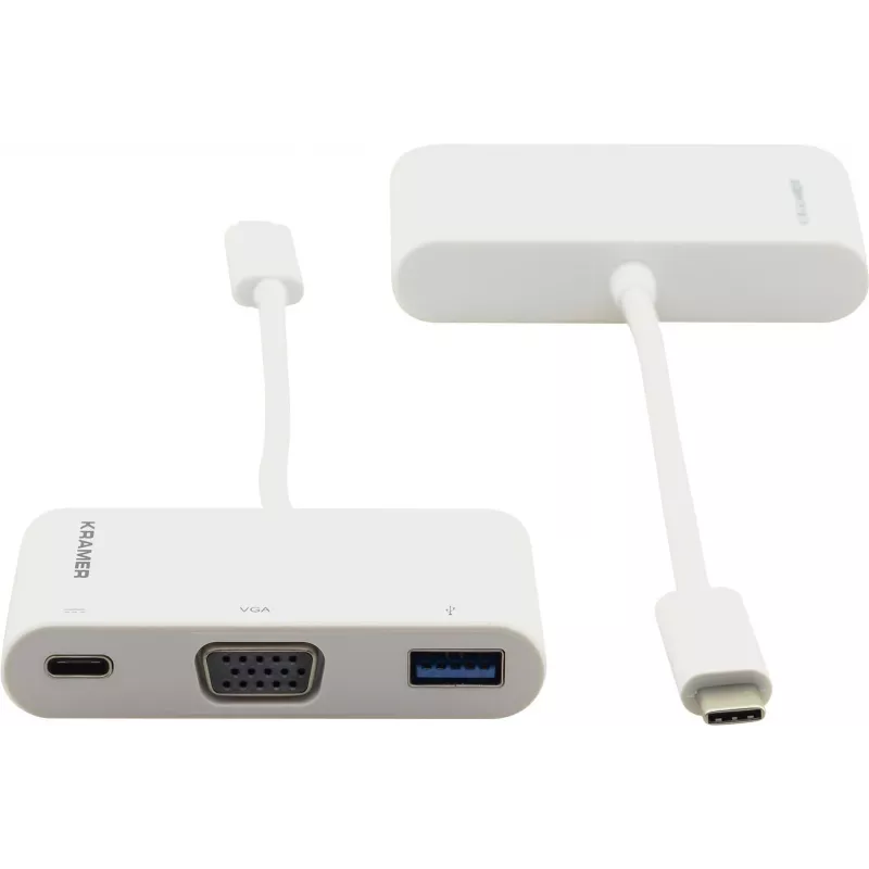 Kramer ADC-U31C/M1 USB-C - VGA-sovitin valkoinen 99-97210003