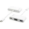Kramer ADC-U31C/M1 USB-C - VGA-sovitin valkoinen 99-97210003