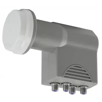 AXING SCO 4-10 quattro-LNB, 40 mm syöttötorvi, 4 lähtöä, UHD/3D Ready SCO00410
