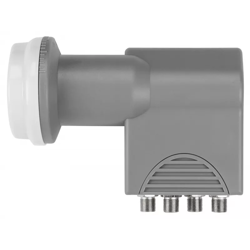 AXING SCO 4-10 quattro-LNB, 40 mm syöttötorvi, 4 lähtöä, UHD/3D Ready SCO00410