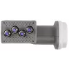 AXING SCO 4-10 quattro-LNB, 40 mm syöttötorvi, 4 lähtöä, UHD/3D Ready SCO00410