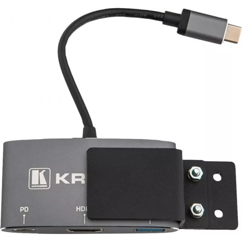 Kramer KDock-1 USB-C-telakointiasema HDMI, 2x USB 3.0, Gigabit Ethernet, 60W PD 91-00016099