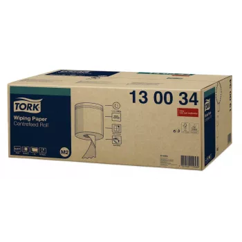 Tork Premium M2 keskisyöttöiset puhdistuspaperirullat valkoinen, 1-kerroksinen, 471 arkkia, 6 rullaa (130034)
