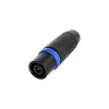 Neutrik NLT4MXX-BAG 4-napainen uros-speakON-kaiutinkaapelin liitin, musta