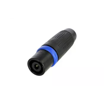 Neutrik NLT4MXX-BAG 4-napainen uros-speakON-kaiutinkaapelin liitin, musta