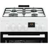 Electrolux LKK560232W vapaasti seisova kaasuliesi sähköuunilla, 58 L, valkoinen