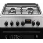 Electrolux LKK540232X 50 cm vapaasti seisova kaasuliesi sähköuunilla, ruostumaton teräs
