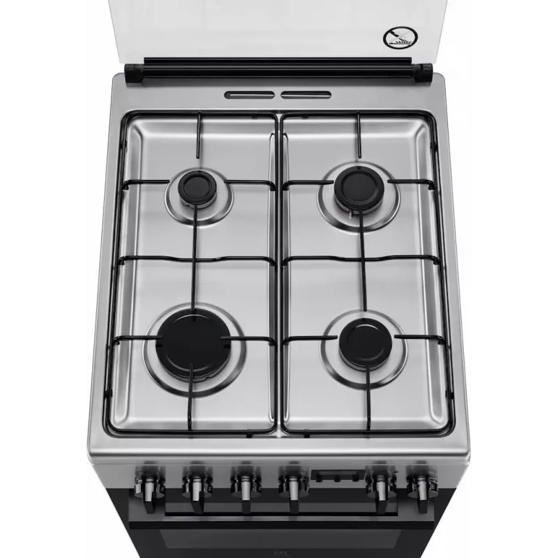 Electrolux LKK540232X 50 cm vapaasti seisova kaasuliesi sähköuunilla, ruostumaton teräs