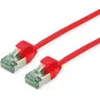 ROLINE RM U/FTP verkkokaapeli Cat.6A/Class EA SLIM punainen 0,3m 21.45.3311