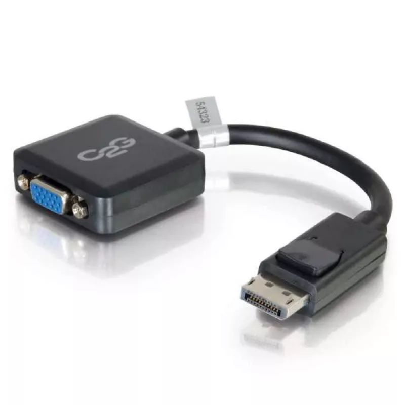 C2G 20cm DisplayPort uros VGA naaras aktiivinen sovitinkaapeli 84323