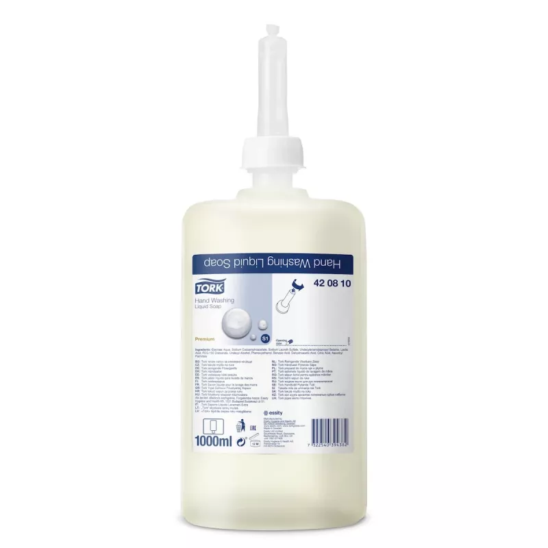 TORK S1 Premium -nestesaippua 1 l, 1 kpl (420810)
