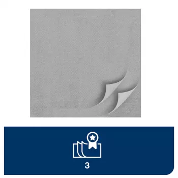 TORK Soft Dinner Advanced antrasiitti 3-kerroksiset lautasliinat 39 x 39,5 cm, 100 kpl (509401)