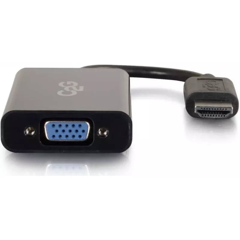 C2G HDMI–VGA-adapteri virtalähteellä ja 3,5 mm äänellä 80501