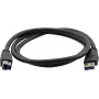 Kramer C-USB3/AB-6 USB 3.0 -kaapeli, USB-A-liitin USB-B-liittimeen, 1,83 m, sininen 96-0235006