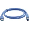 Kramer C-USB3/AB-6 USB 3.0 -kaapeli, USB-A-liitin USB-B-liittimeen, 1,83 m, sininen 96-0235006