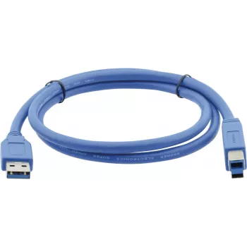 Kramer C-USB3/AB-6 USB 3.0 -kaapeli, USB-A-liitin USB-B-liittimeen, 1,83 m, sininen 96-0235006