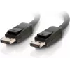 C2G 10,0 m DisplayPort-kaapeli lukituksella, liitin-liitin, 4K 60Hz, musta 84405
