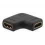 Kramer AD-HF/HF/RA-FLAT HDMI-liitin naaras-naaras kulma-adapteri 99-9797211