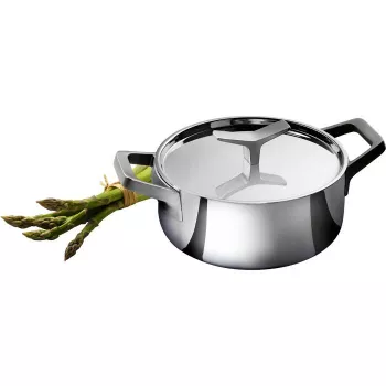 Electrolux E9KLSA11 -kattila kannella, 3 L, pyöreä, kromi