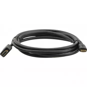 Kramer C-HM/HM/A-C-6 High-Speed HDMI -kaapeli Ethernetillä, Mini HDMI Type-C -pistoke HDMI Type-A -pistokkeeseen, 1,8 m, musta 97-01115006