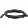 Kramer C-HM/HM/A-C-6 High-Speed HDMI -kaapeli Ethernetillä, Mini HDMI Type-C -pistoke HDMI Type-A -pistokkeeseen, 1,8 m, musta 97-01115006