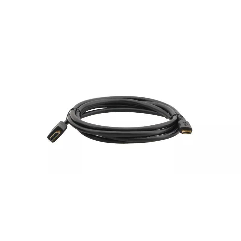 Kramer C-HM/HM/A-C-6 High-Speed HDMI -kaapeli Ethernetillä, Mini HDMI Type-C -pistoke HDMI Type-A -pistokkeeseen, 1,8 m, musta 97-01115006