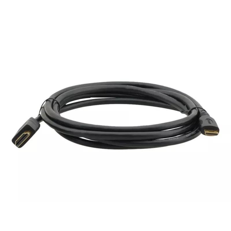 Kramer C-HM/HM/A-C-6 High-Speed HDMI -kaapeli Ethernetillä, Mini HDMI Type-C -pistoke HDMI Type-A -pistokkeeseen, 1,8 m, musta 97-01115006