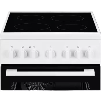 Electrolux 300 Series vapaasti seisova sähköliesi sähköuunilla, valkoinen, 50 cm