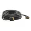 Kramer C-DM/DM/XL-sarja DVI-D Single Link -kaapeli, DVI-D-pistoke–DVI-D-pistoke, 10,6 m, musta, peukaloruuvit (94-0111035)