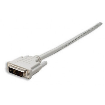 Digitus DVI-D Single Link -kaapeli, DVI-D 18+1 pin -pistoke–DVI-D 18+1 pin -pistoke, 2 m, musta, ruuvattava AK-320107-020-S