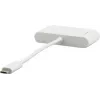 Kramer ADC-U31C/M2 USB-C-moniporttiadapteri – 4K HDMI, USB-A, USB-C PD, 17 cm, valkoinen 99-97210004