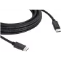 Kramer C-DP-50 DisplayPort-kaapeli 15,2 m 4K musta lukittuva 97-0617050