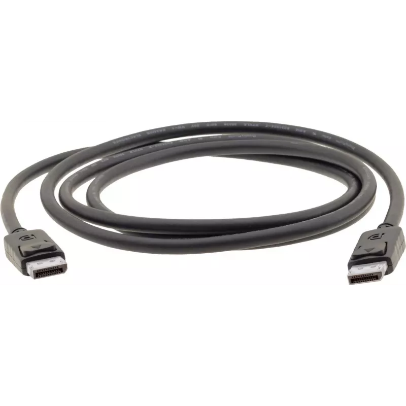 Kramer C-DP-50 DisplayPort-kaapeli 15,2 m 4K musta lukittuva 97-0617050