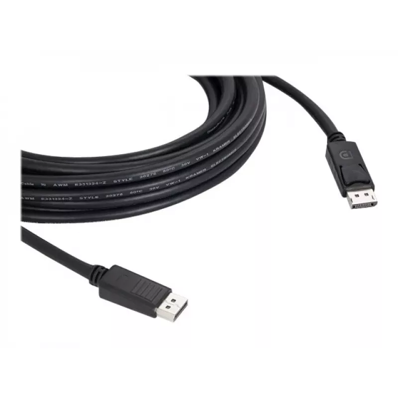 Kramer C-DP-50 DisplayPort-kaapeli 15,2 m 4K musta lukittuva 97-0617050