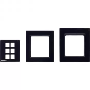 Kramer Electronics RC-206/RC-306 EU paneelisarja 80/86 (B) – musta kehys- ja etulevysarja RC-206/RC-306 EU-versiolle 30-00020599