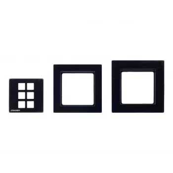 Kramer Electronics RC-206/RC-306 EU paneelisarja 80/86 (B) – musta kehys- ja etulevysarja RC-206/RC-306 EU-versiolle 30-00020599