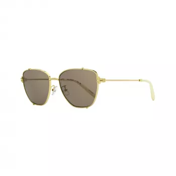 Tory Burch naisten TY6105 kulmikkaat aurinkolasit, tumma havanna kehys, ruskeat gradient-linssit, 55mm TY6105-32787N